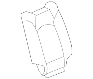 Genuine GM Seat Back Cover 25845189 - Picture 1 of 2