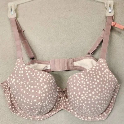 Sujetador Ambrielle con aros forrado de algodón tonos morados talla 38C Foto 1 de 4