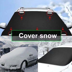 Car Cover Front Windshield Sunshade Heat Insulation Snow Shield Anti Snow Frost - Picture 1 of 9