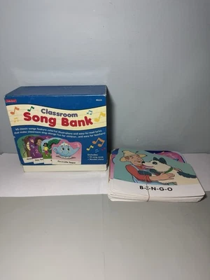 RARE Lakeshore Classroom Song Bank 39/40 Song Cards Music Poems No Stand No CD - Image 1 of 4