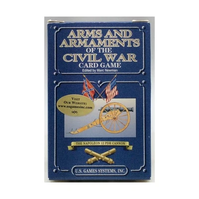 US Game Systems Playing Cards Arms and Armaments of the Civil War Card Game NM - Image 1 of 2