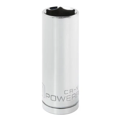 Powerbuilt 1/2 Inch Drive x 21 MM 6 Point Deep Socket - 640836 - Image 1 of 4