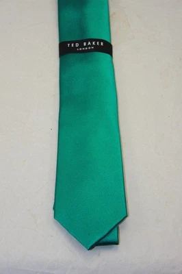 Corbata satinada Ted Baker London mezcla seda Foto 1 de 4