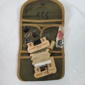 Military Army Sewing Kit Canvas JRP 335 Green Beige - Picture 1 of 7