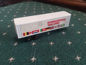 Vintage International Van Lines Spielzeug Anhänger ordentlicher Zustand kleiner selten - Bild 1 von 11