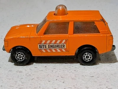 Caja de cerillas Superfast Rolamatics #20 vintage 1975 patrulla policial/ingeniero de sitio 1973 Foto 1 de 4