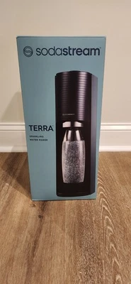 Máquina de agua con gas SodaStream Terra (negra) con botella de CO2 y DWS Foto 1 de 4