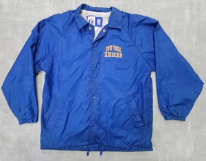 Chaqueta De Colección New York Knicks Baloncesto Calentamiento Años 90 Para Hombre XL NBA - Imagen 1 de 14