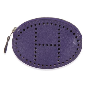 Portamonete Hermès Parma Chevre Mysore Evelyne - Foto 1 di 9