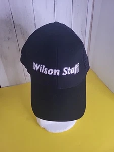 Wilson Staff W/S Golf BASEBALLMÜTZE schwarz Netz verstellbar Erwachsene  - Bild 1 von 9