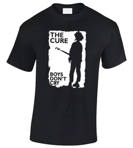 The Cure T Shirt Ragazzi Non Piangere Musica Post-Punk Goth Smiths Bauhaus Sound GT423 - Foto 1 di 2