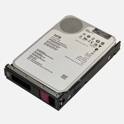 P09165-B21 P11519-001 HPE 14TB SATA 6G 7.2K LFF 512E MV HDD- NEW BULK 0 HOURS - Image 1 of 4