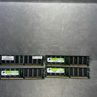 Corsair Value Select (3) Nanja (1) 2 GB Total (4 x 512MB) - PC3200 - DDR-400 - Image 1 of 4