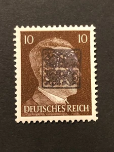 Alemania 1945 Post Segunda Guerra Mundial Sobreimpresión local (WURZEN) 10 Rpf.  MNH/s1 #c25 - Imagen 1 de 2