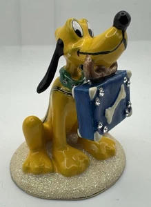Disney Parks Arribas Brothers Pluto Box Jeweled RARE AND NEW IN BOX - Picture 1 of 6