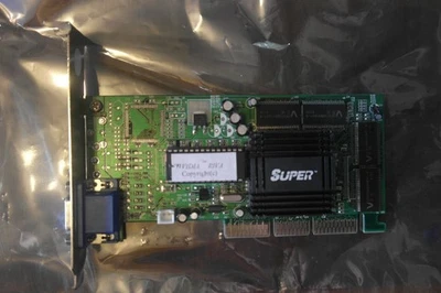 Video graphics card Nvidia Riva TNT2 M64 32MB VGA AGP Universal - Image 1 of 4