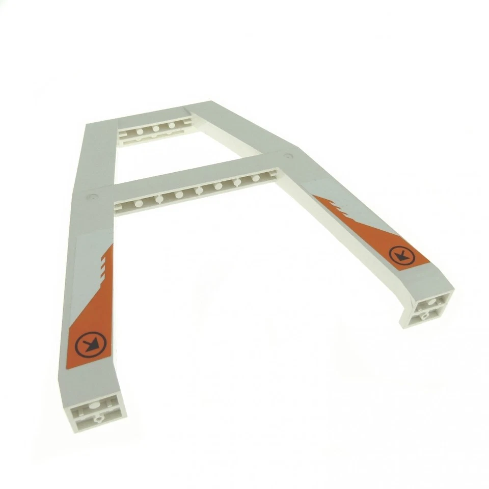 1x Lego Grúa Base B-Ware usado 16x4x16 Blanco Pegatina Pilar 2635pb08 Foto 1 de 1