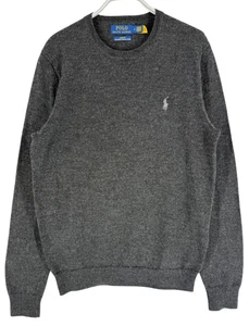 Polo Ralph Lauren Hombres Calce Ajustado 100% Lana Jersey Suéter Talla M - Imagen 1 de 9