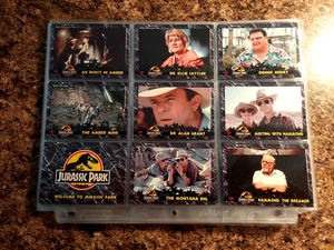 JURASSIC PARK - 110 TRADING CARD SET - DYNAMIC MARKETING + BONES CARDS - 1993 - Picture 1 of 19