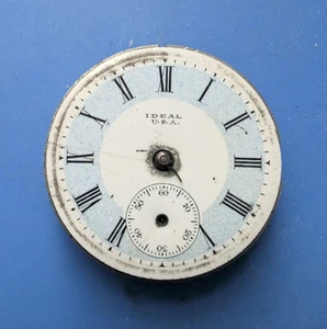 VINTAGE 29,4MM IDEALES JAGD TASCHENUHRWERK LÄUFT NICHT - Bild 1 von 2