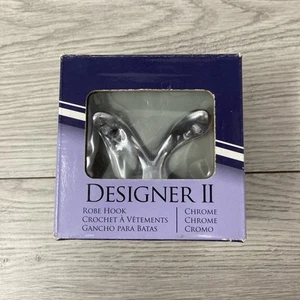 Gatco Designer II Bathroom Robe & Towel Hook, Chrome 5076 NEW - Picture 1 of 10