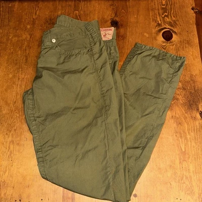 True Religion Women’s Jordan Pant Straight Tucked Ankle Military 28 (32x30) - Image 1 of 4