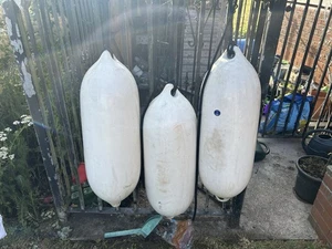 3x anchor marine boat fenders large 13x36 inch - 31 x 91cm - Picture 1 of 8