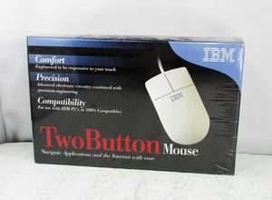 Mouse IBM a due pulsanti - NUOVO con scatola sigillata in fabbrica - Foto 1 di 5