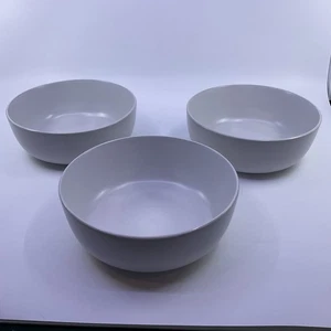 "Juego de 3 cuencos de sopa/cereral blanco mate Wren de caja y barril 6 7/8""" - Imagen 1 de 13
