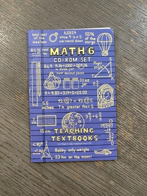 Teaching Textbooks Math 6 - Cd Rom Set (4 Disc Set) - Image 1 of 3