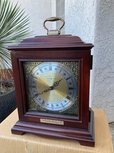 Howard Miller Mantle Clock Model 612-588 with Presentation Plaque Nice Works - Picture 1 of 6