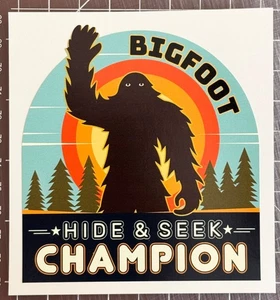 Big Foot: Hide & Seek Champion Decal - Picture 1 of 3