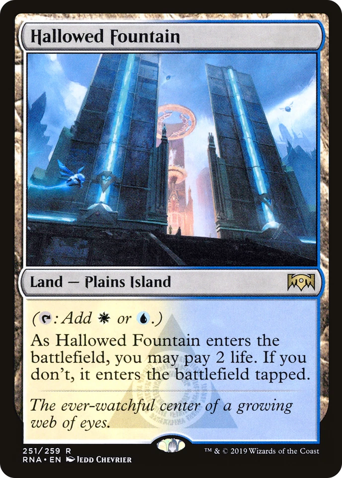 x1 Hallowed Fountain RNA MTG 251 RARE M/NM 1x - Image 1 of 1