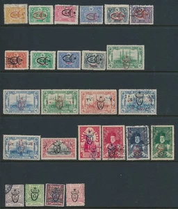 Turkey/Ottoman Empire. 1917. Oxenhead Stockpage with different overprinted stamp - Picture 1 of 1