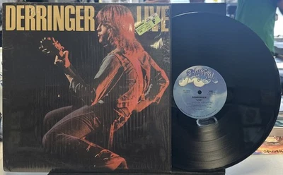 Rick Derringer - Derringer “Live” - Blue Sky LP VG++ ROCK STEREO SHRINK - Image 1 of 4