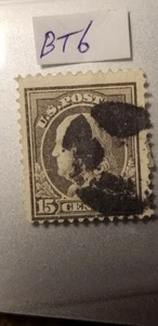 1915 USA 15 Cents Stamp Benjamin Franklin SC#514 Idbt5. - Picture 1 of 1