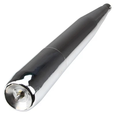 AUSPUFF 28mm Chrom für Hercules Sachs Mofas, Prima 2, 3, 4, 5, 6 Hercules Optima - Bild 1 von 4