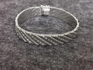 Schönes Vintage Armband, Teppicharmband Silberarmband aus 835 er Silber 19 cm - Bild 1 von 5