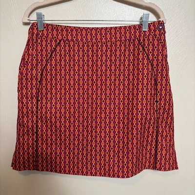 Pantalón corto de golf EP Pro que absorbe la humedad teselación rosa naranja diseño estampado talla 6 Foto 1 de 4