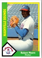 1990 CMC Robert Moore #127 Nashville Sounds Baseball Card