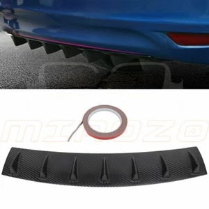 1pcs Spoiler Lip Wing Carbon Style Rear Lower Bumper Diffuser 34"x6" ABS - Bild 1 von 12