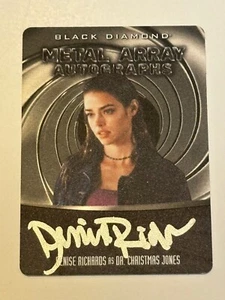 Upper Deck James Bond Black Diamond Denise Richards Metal Array Auto Card 49/49 - Picture 1 of 1