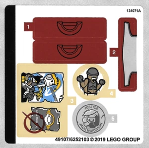 LEGO STICKER SHEET FOR 75972 DORADO SHOWDOWN From Set New & Genuine - Picture 1 of 1