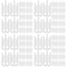 800 Pcs White Abs Shirt Back Clip Fixing Clamp Small Clips For Clothes