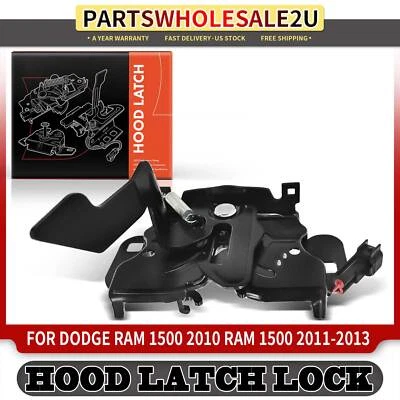Nuevo conjunto de pestillo de capó delantero para Dodge Ram 1500 2010 Ram 1500 2011-2013 Foto 1 de 4
