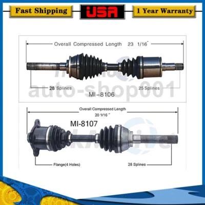 Junta de eje CV TrakMotive lado conductor delantero pasajero para Dodge Power Ram 50 1986 Foto 1 de 4