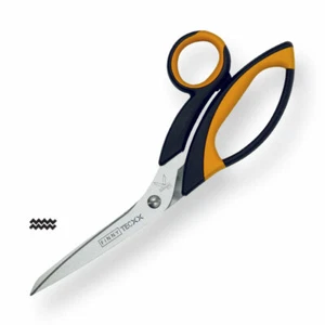 8" Double Serrated Shears for Carbon Fiber Fiberglass & fabrics made with Kevlar - Picture 1 of 1