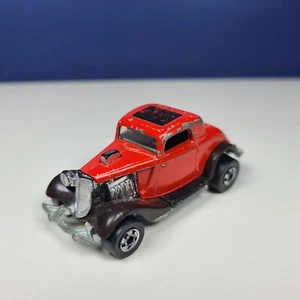 Vintage Hot Wheels 1979 Hi Rakers red 1934 Ford 3 window coupe hot rod Hong Kong - Picture 1 of 7
