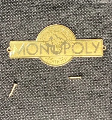 Placa de identificación de panel lateral de repuesto Franklin Mint 1991 vintage.                02 Foto 1 de 4