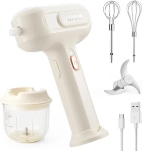 Electric Mini Garlic Food Chopper Chili Onion Fruits Meat Mincer Blender Mixer - Picture 1 of 14